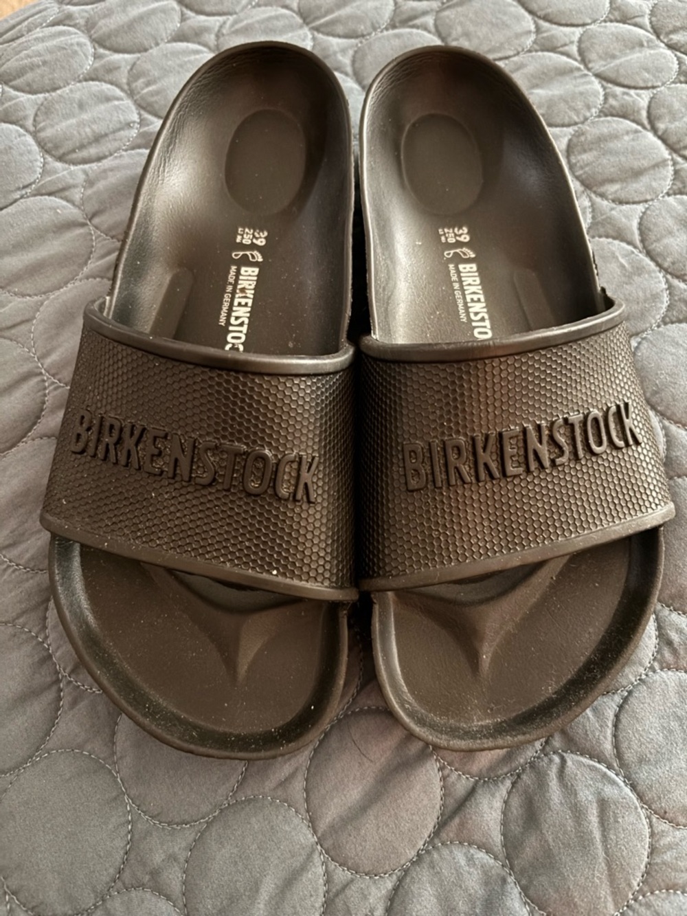 Birkenstock Black EVA Contoured Slide Sandals